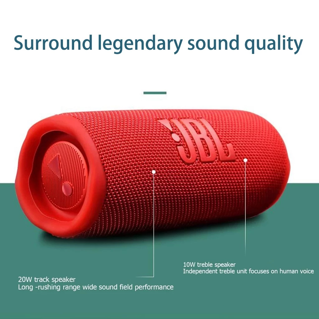 CALISTAYEE 100%ORIGINAL JBL FLIP 6 WIRELESS BLUETOOTH SPEAKER POWERFUL SOUND DEEP BASS IPX7