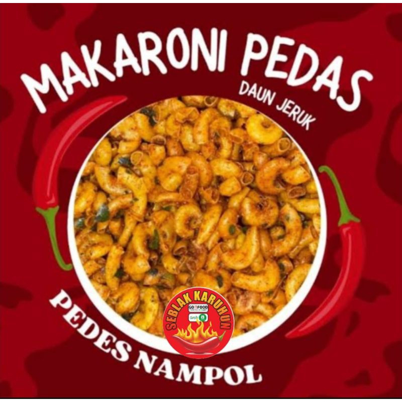 

MAKRONI CIKRUH PEDAS gurih daun jeruk dengan bumbu melimpah eyy