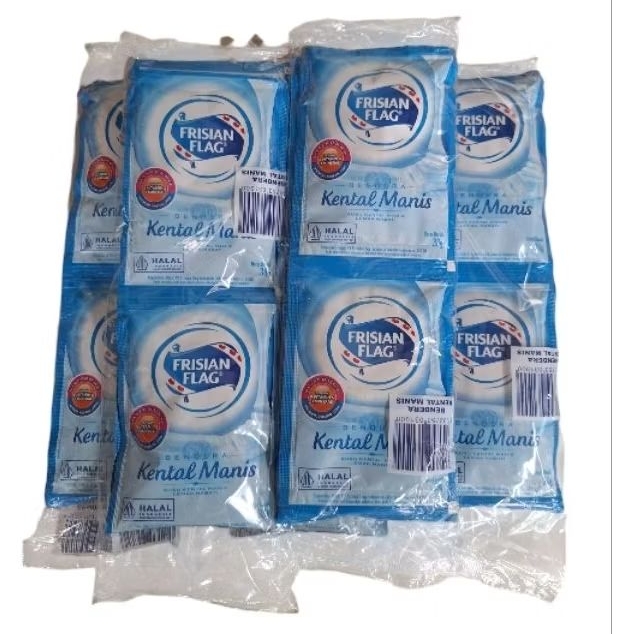 

Susu Putih Frisian Flag Kental Manis 5 Renceng Isi 30 Pcs × 38gr