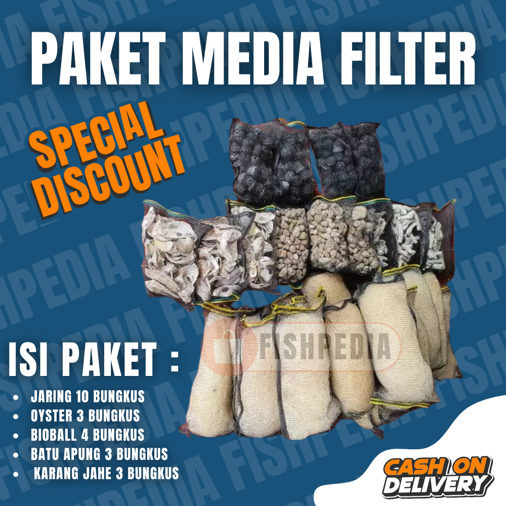 Toko Alcindun - Paket media filter kolam ikan koi