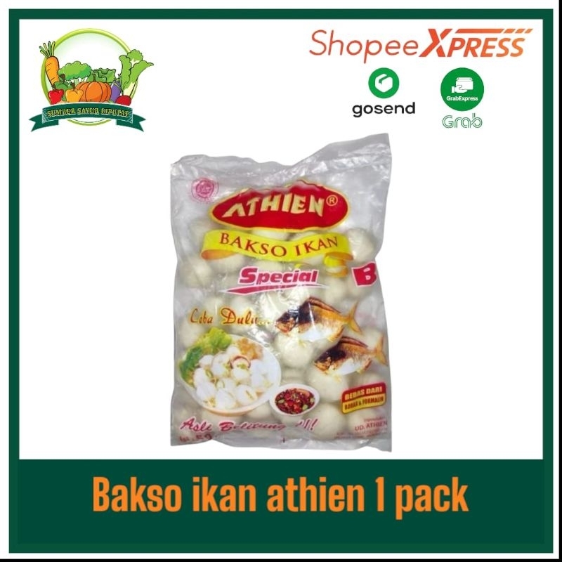 

Bakso ikan athien special 1 pack 50 butir - KIRIM INSTAN