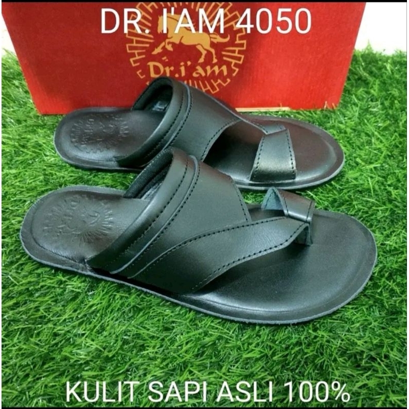 sendal capit jempol pria ht,ck kulit sapi