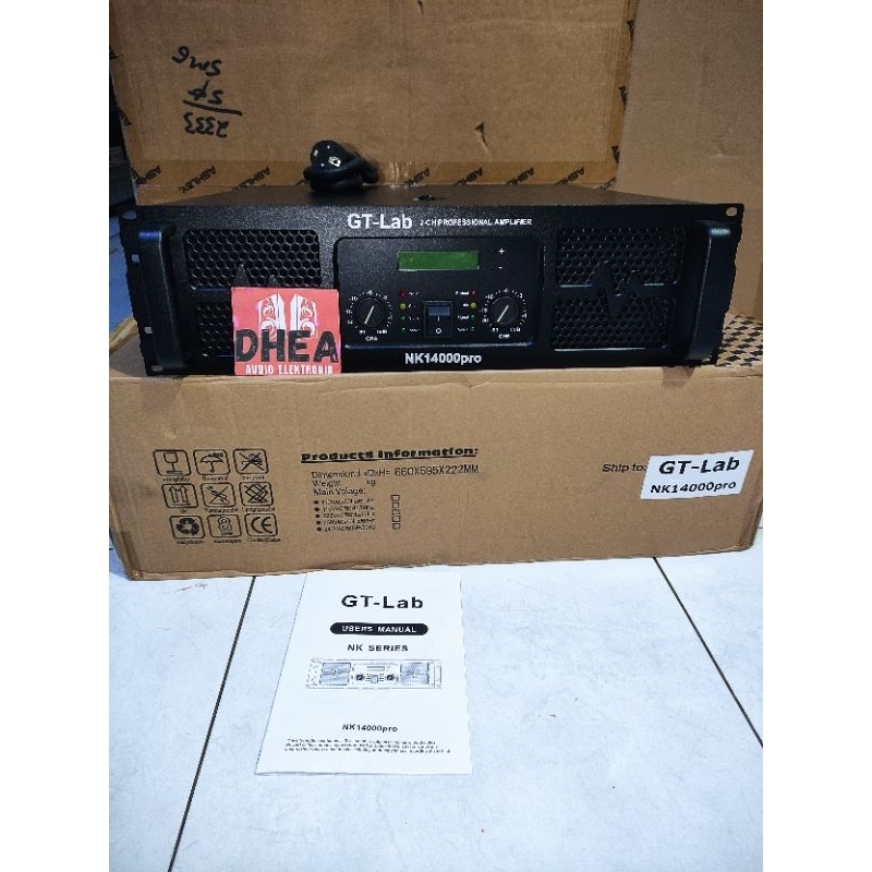 Power Ampli Amplifier GTLab RDW NK14000PRO GT Lab NK14000 PRO NK-14000 PRO NK 14000 PRO NK 14000PRO 