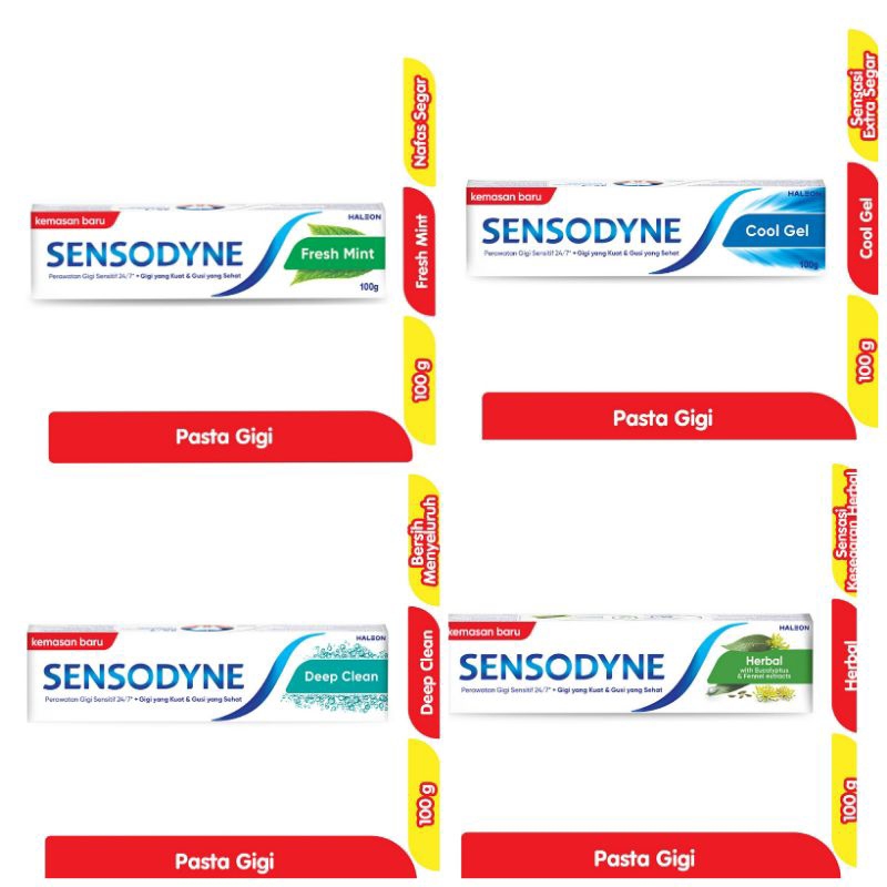 Pepsodent Sensitif Sensodyne Sensitif 100gr Pasta gigi Sensodyne Pasta gigi Sensitif Odol Gigi Sensi