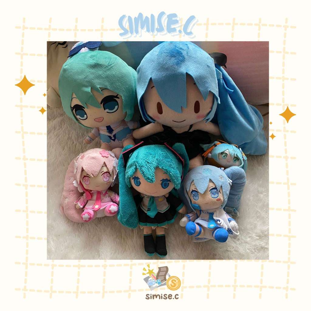 Hatsune Miku Plush Doll / Boneka Vocaloid Project Sekai Colorful Stage PJSK Miku Hatsune