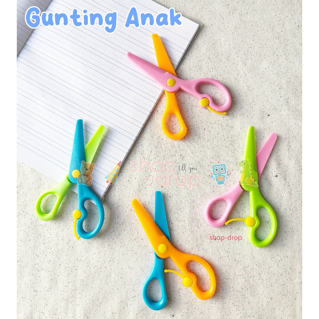 

Gunting Plastik Anak Dua Warna - Gunting Belajar Anak - Gunting Anak Plastik - Gunting Kertas