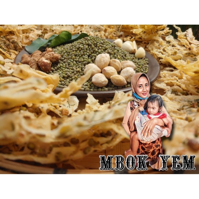 

Rempeyek Tumpi ( Kacang Hijau ) mBOK YEM 250 gram