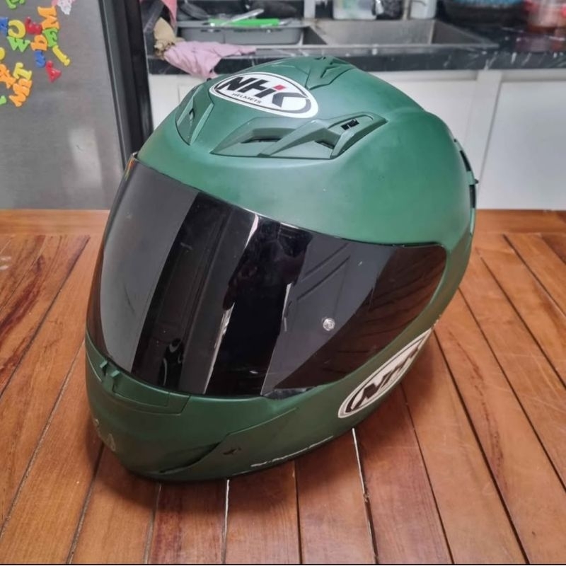 Helm NHK Commander Hijau second mulus