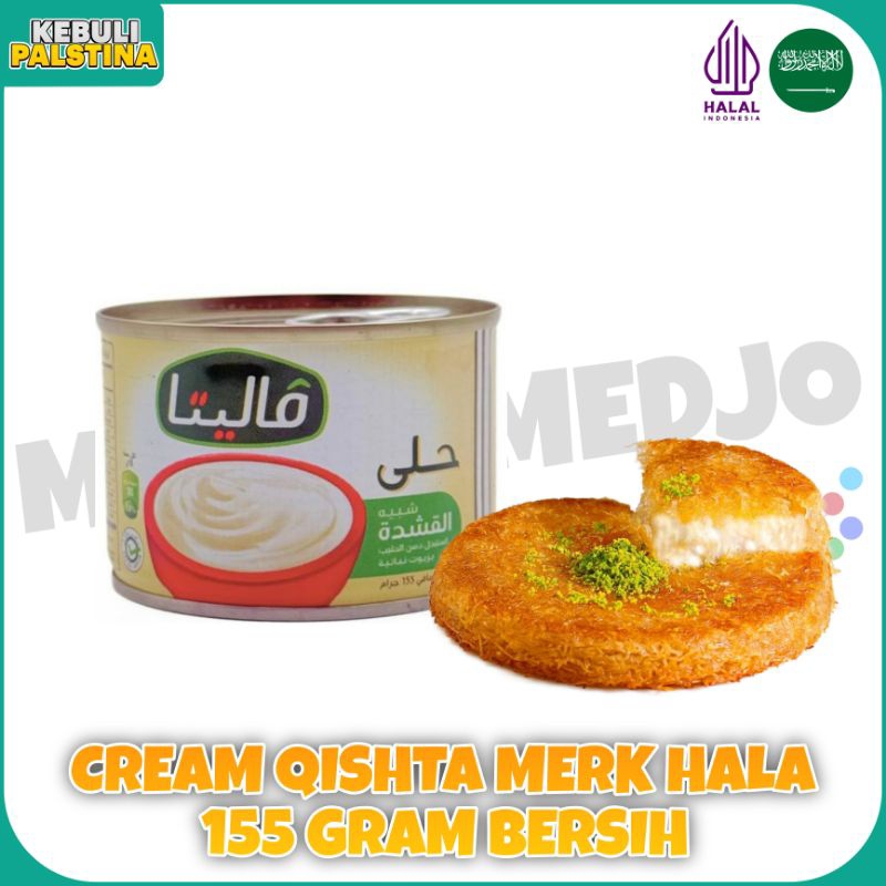 

Cream qishta hala merk valita 155gram Exp 1/1/2026