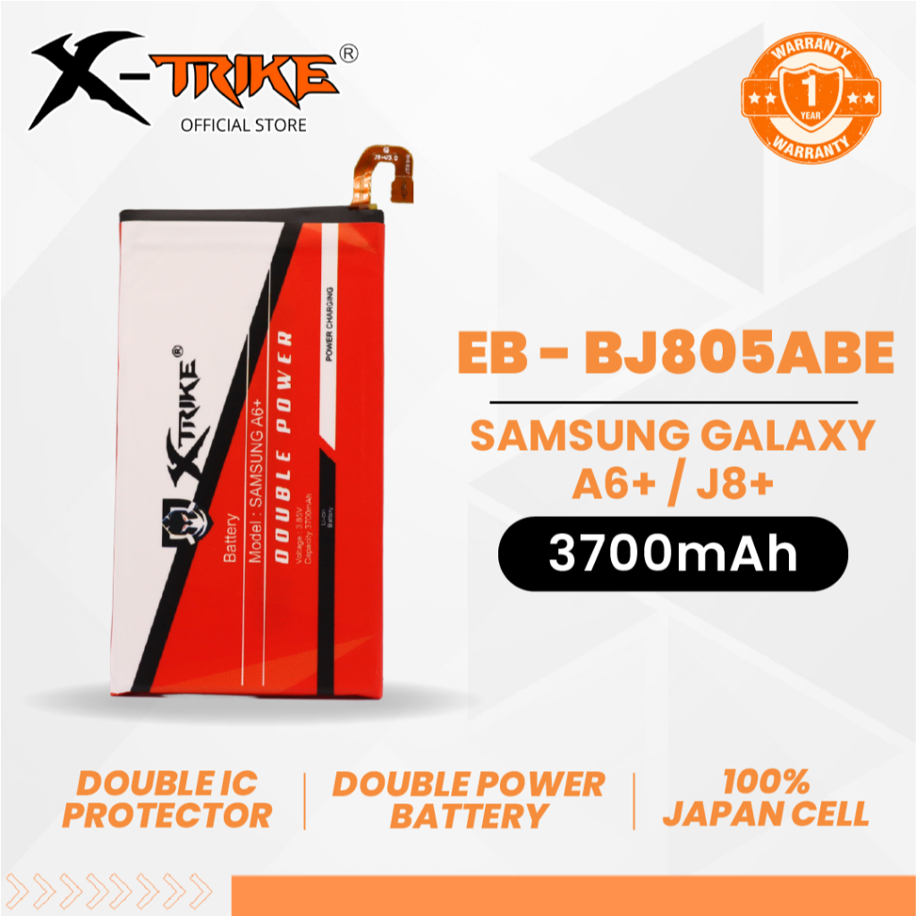 XTRIKE Baterai Samsung Galaxy A6 Plus A605 - J8 Plus J805 Double Power