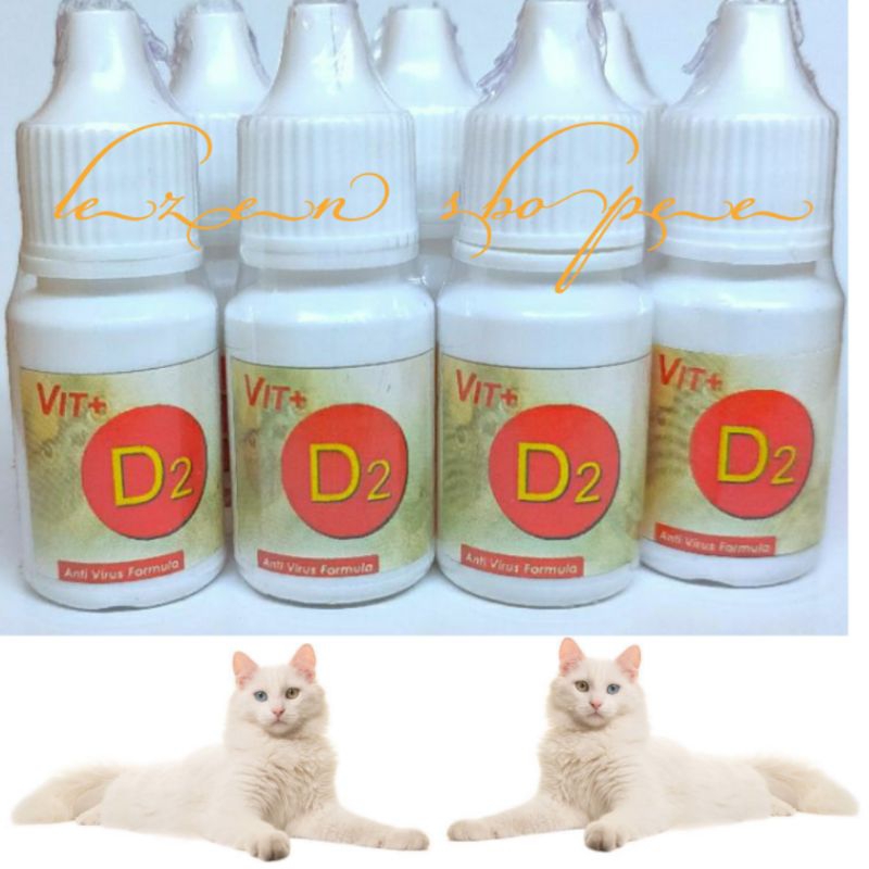 Obat Kucing Vita D2 Obat Virus Kucing mengatasi Flu Berat, Panleu, Calici, Distemper, Mencret, Pipis