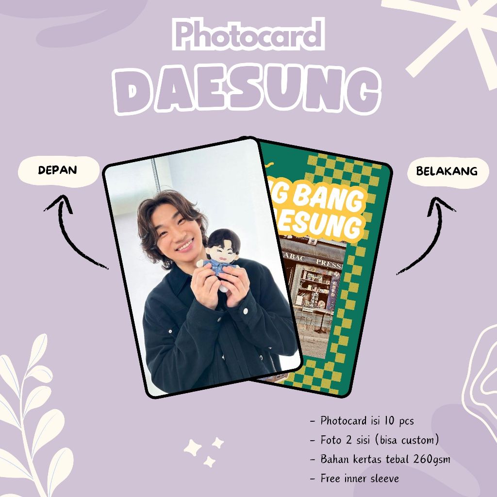 (10 PCS) PHOTOCARD DAESUNG  BIGBANG