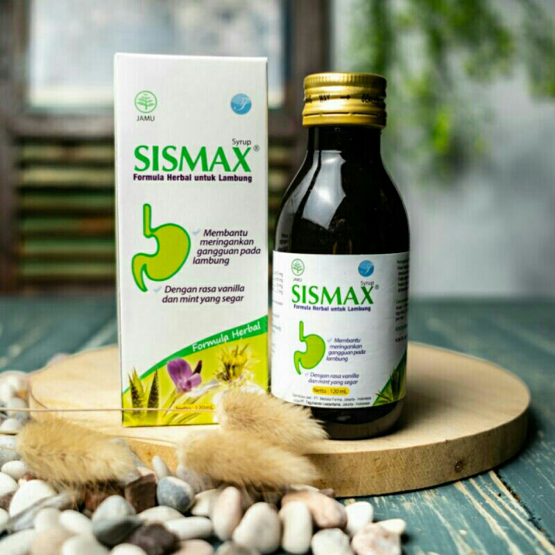 Sismax 120ml (Syrup Herbal Untuk Sakit Maag & Kesehatan Lambung Orang Dewasa)