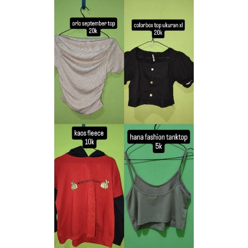 PRELOVED NEW KAOS ROK TANKTOP INNER COLORBOX ORLO EXIT