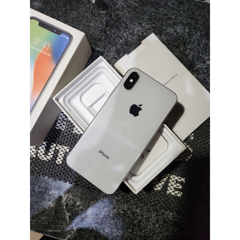 PRELOVED iPhone X 64gb Silver Inter All Op
