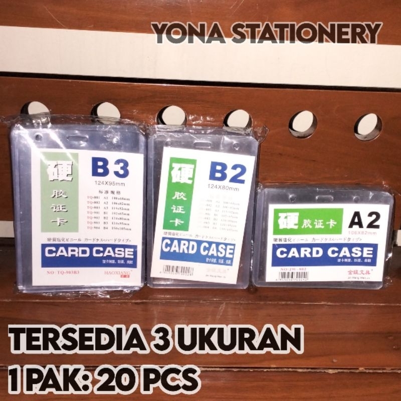 

Plastik ID Card | papan Nametag | Plastik Panitia | 3 Ukuran: B3, B2, A2 | 1 Pak: 20 Pcs