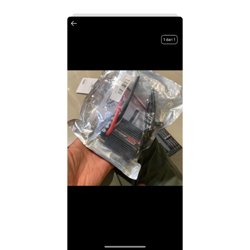 esc flycolor 120a masih di plastik