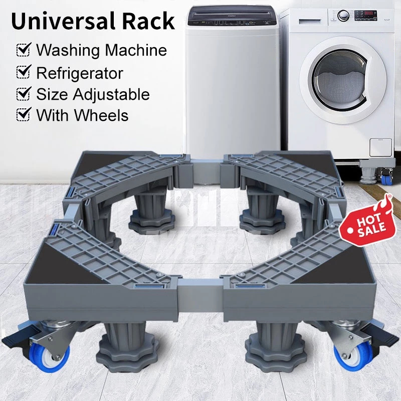 【COD】Rem Mesin Cuci, Roda Kulkas, Dudukan Kulkas, Alas mesin cuci / alas kulkas, dudukan mesin cuci 