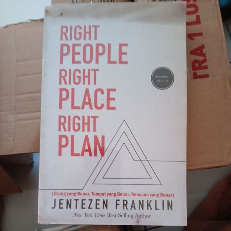 Buku Bekas Right People Roght Place Right Plan