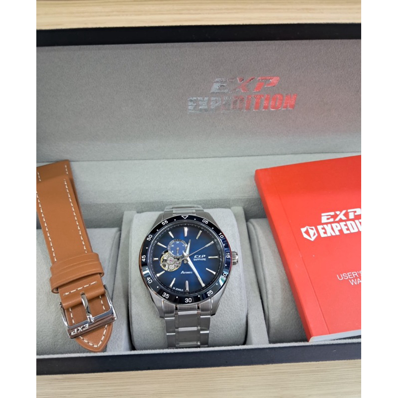 Jam tangan Expedition E6858 blue automatic