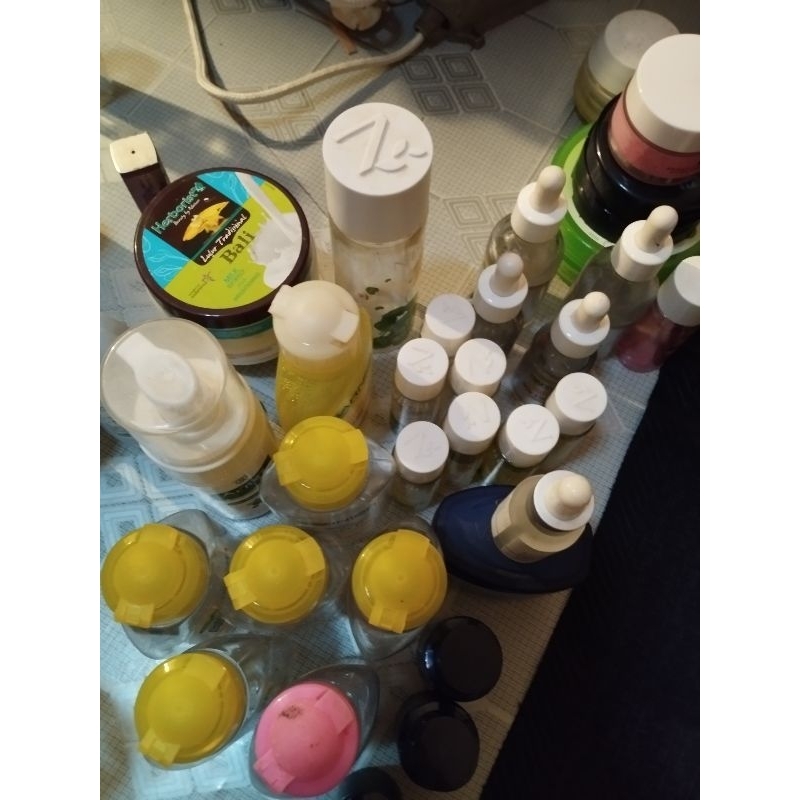 Jar/Botol Empties Skincare Bodycare Kosong (garnier, somethinc, make over, scarlett, npure, dll)