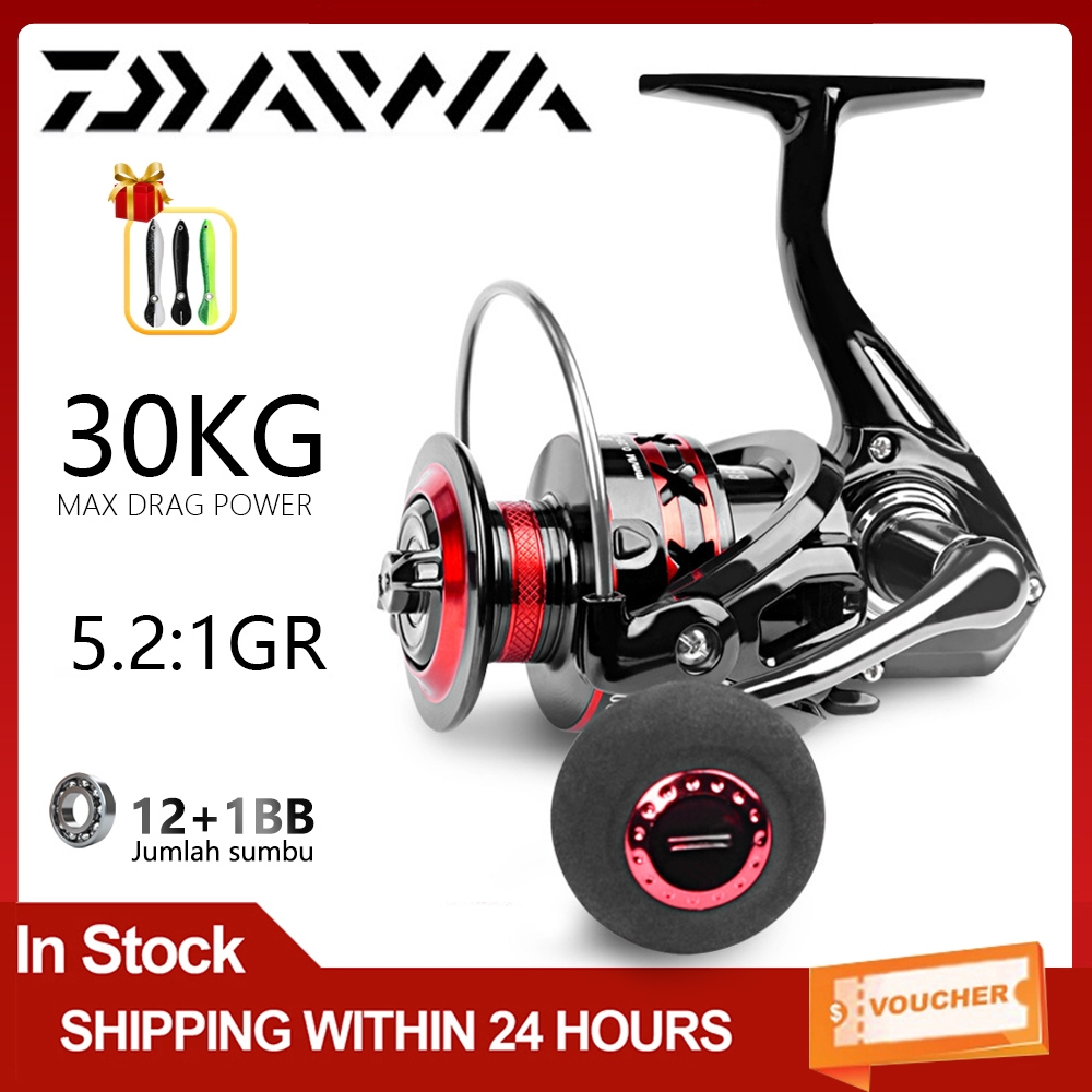 [COD&Ready] Daiwa Reel Pancing Metal NX Series Max Drag 30Kg Reel  2000 3000 4000 5000 6000 7000