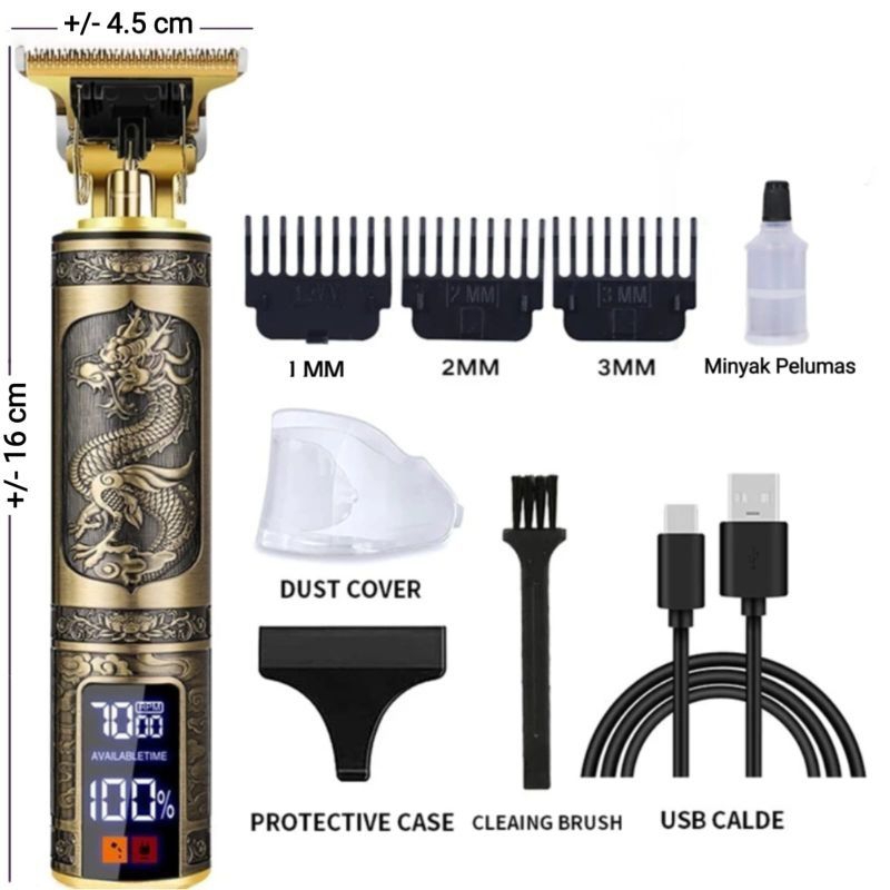 Alat Cukur rambut elektrik cukur Rambut Kumis/Jenggot Elektrik Profesional