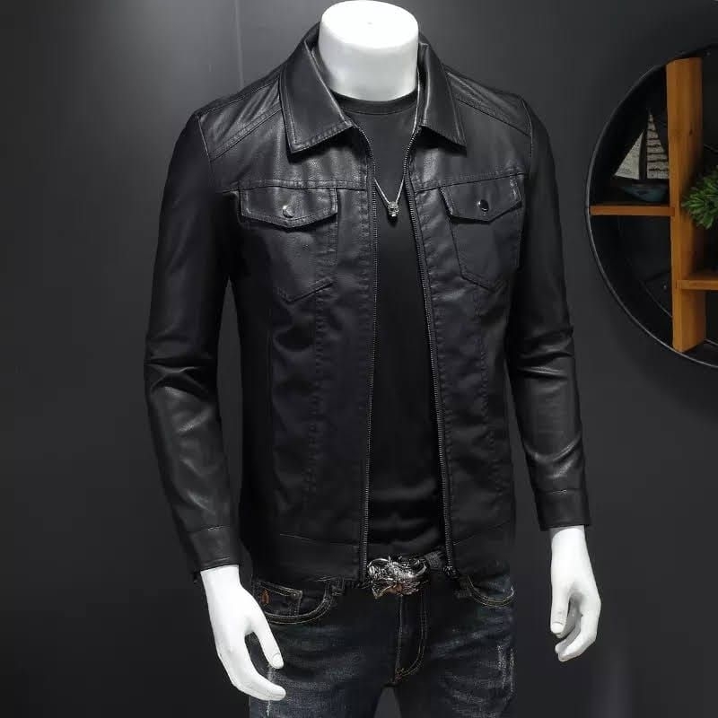 Jaket semi kulit pria terbaru - Jaket kulit keren - Jaket kulit model levis