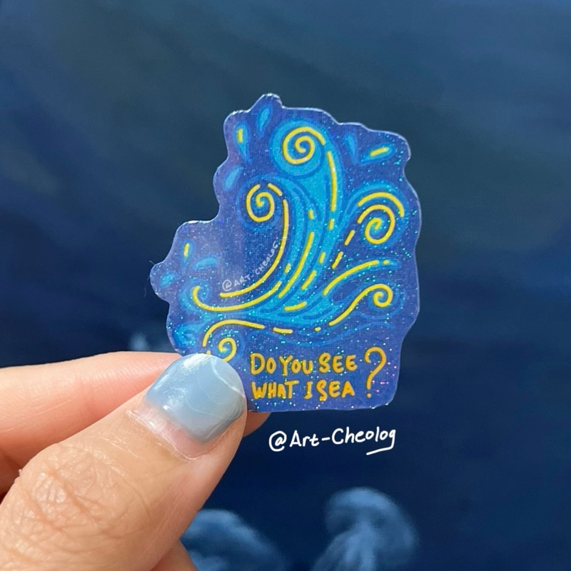 

STICKER/ LAUT/ GLITTER/ DEKORASI