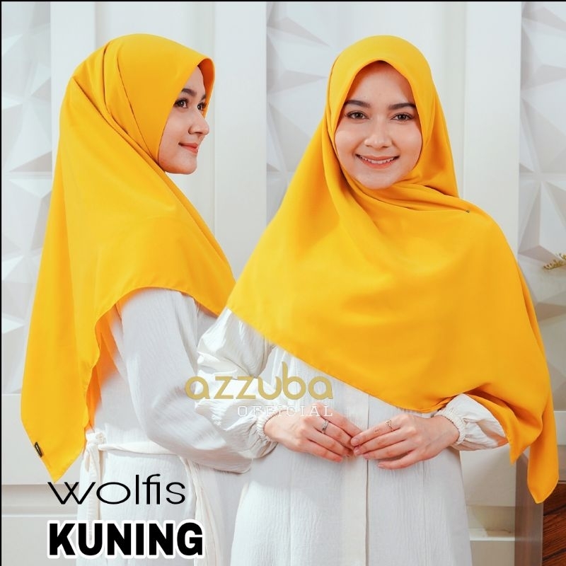 Hijab segi empat KUNING KunyitNo.54