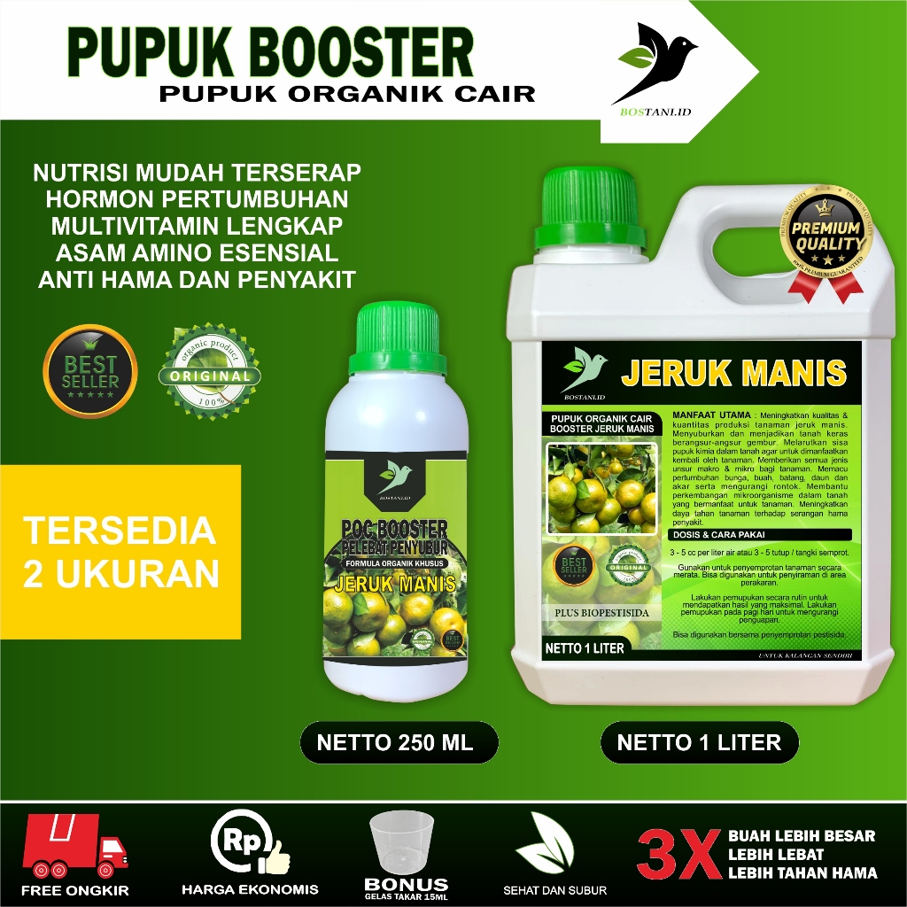 Shopritz Pupuk Organik Cair Jeruk Manis / Booster Jeruk Manis / Pupuk Jeruk Manis Cair / Nutrisi