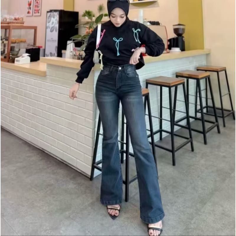 jeans cutbray retro streacy // cutbray jeans wanita / cutbray jeans wisker/ cutbray jeans terbaru
