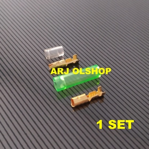 SKUN BULAT SET/ SKUN MOTOR BULAT SET MALE FEMALE + COVER KARET KONEKTOR/ SKUN KABEL BULAT MALE FEMAL