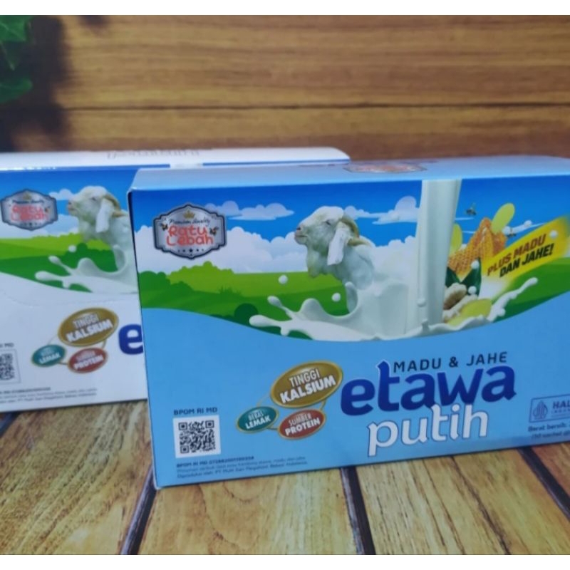 

Susu Kambing Etawa Ratu Lebah Etawa Putih Madu & Jahe