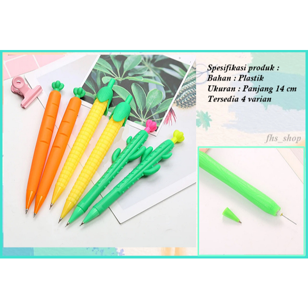 

Pensil Mekanik Lucu Mechanical Pencil Pensil Mekanik Aesthetic Pensil Mekanik Unik Vegetable