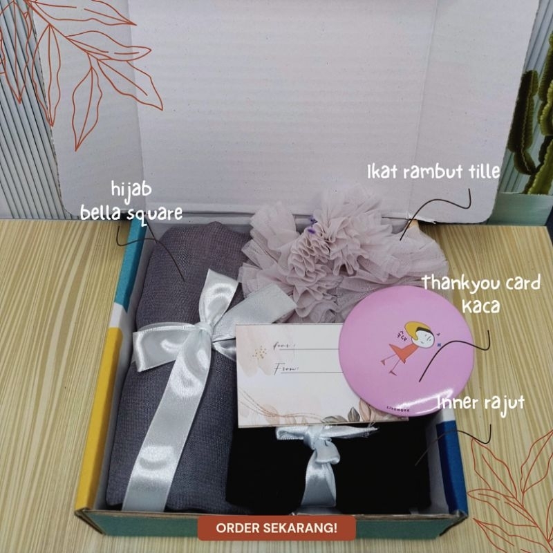 

HAMPERS HIJAB/HAMPERS ULANG TAHUN/NIKAHAN/LEBARAN