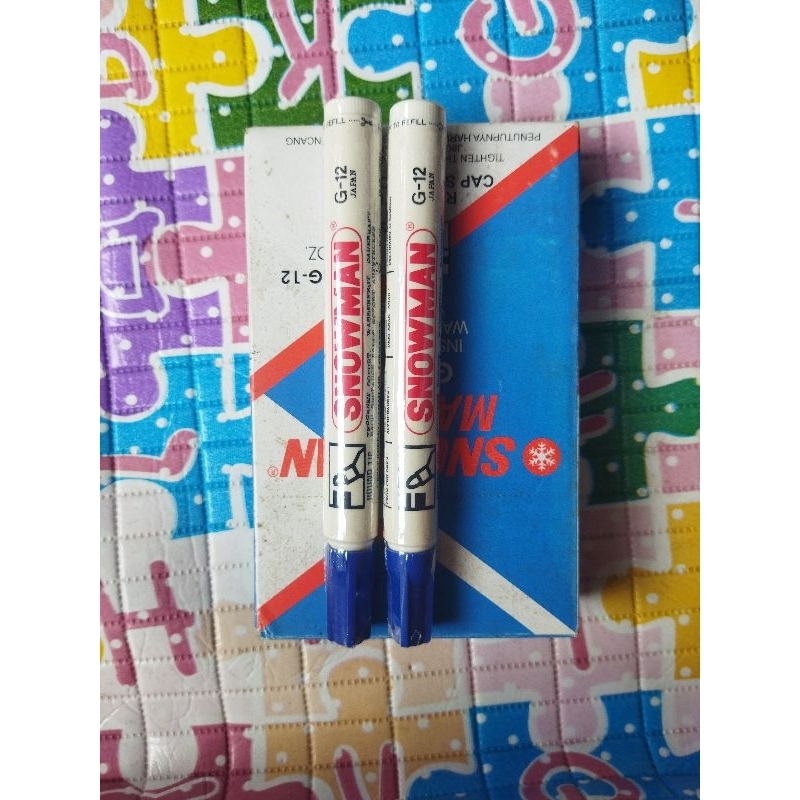 

Spidol Marker Snowman G-12 Biru