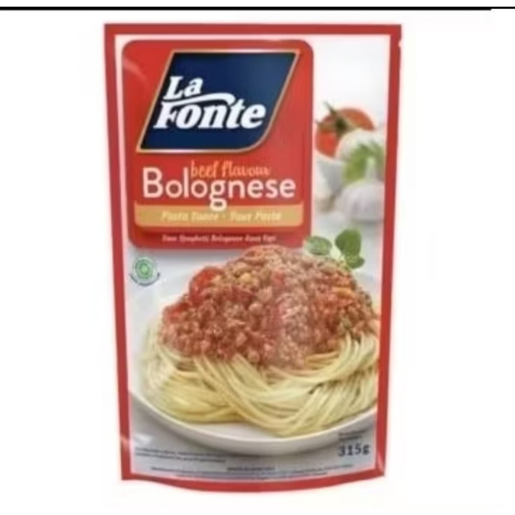 

SAUS BOLOGNESE SPAGETTI LA FONTE / Saus Bolognese 315 gram