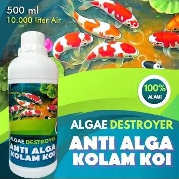 Algae Distoyed, Anti Algae Anti lumut dan Parasit Obat Pembasmi Lumut Kolam ikan hias dan Aquarium 5