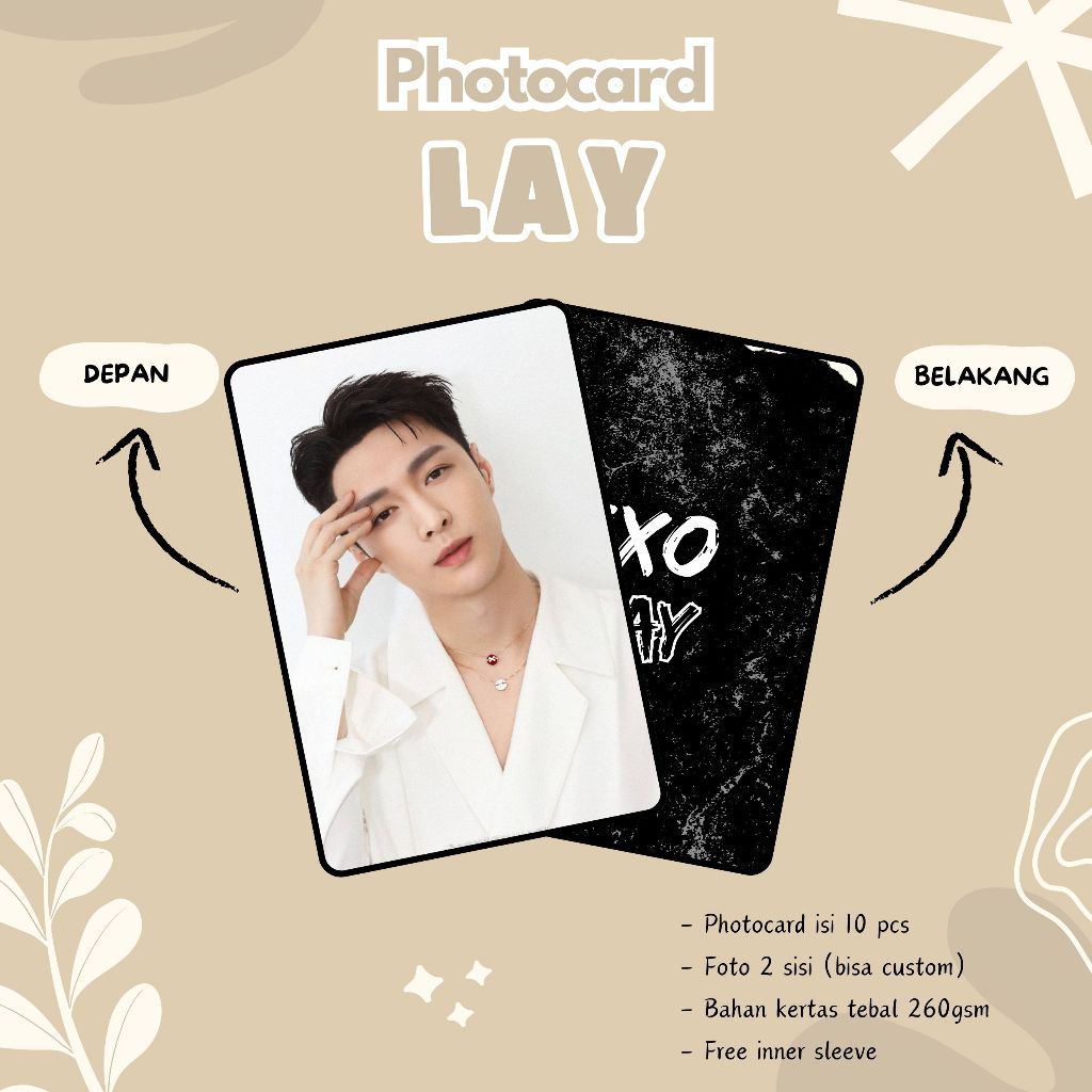 (10 PCS) PHOTOCARD LAY EXO