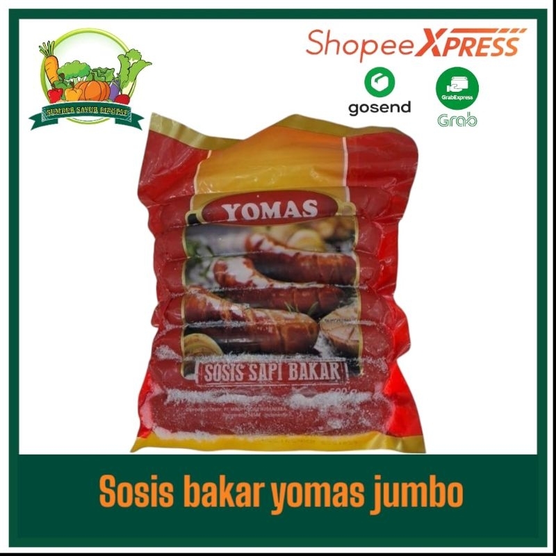 

Sosis bakar YOMAS jumbo mini 500 gram