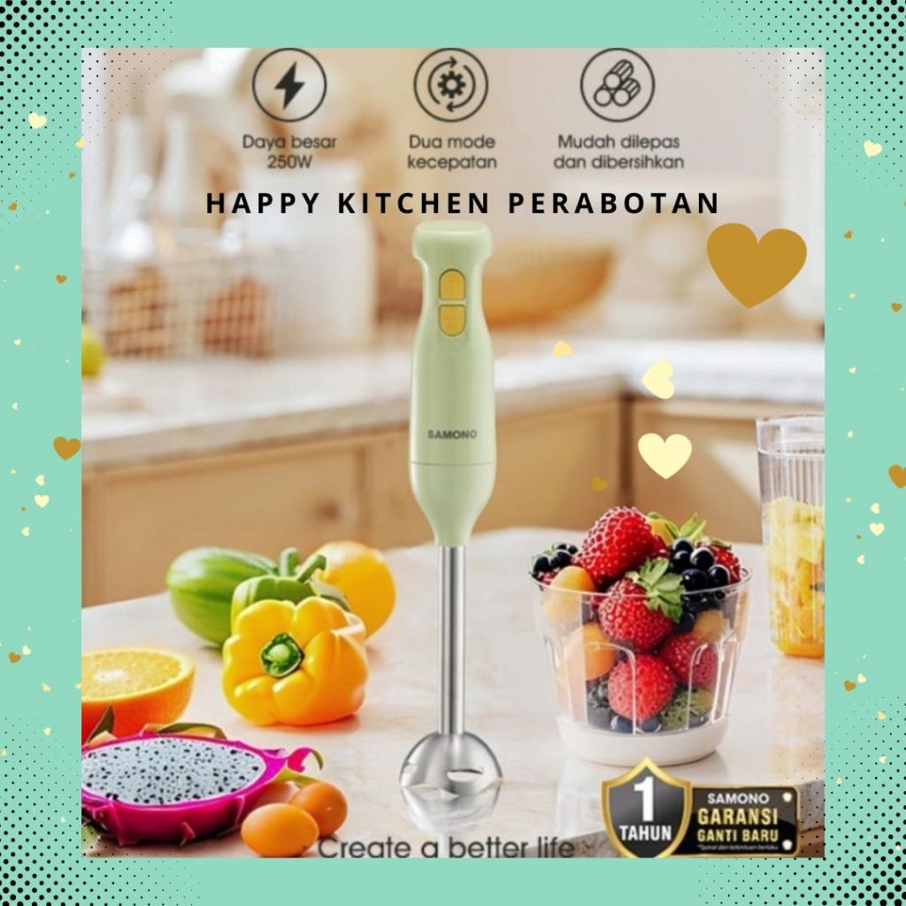 HAND BLENDER SAMONO BLENDER TANGAN