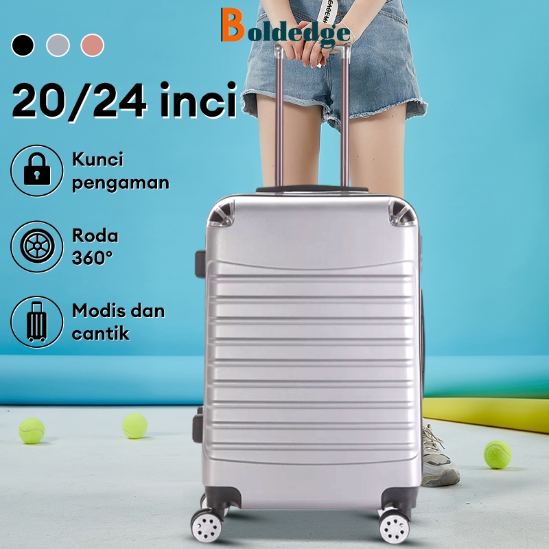 BoldEdge Koper 20 Inch Ukuran Kabin Koper Hardcase Kabin Waterproof Koper Murah