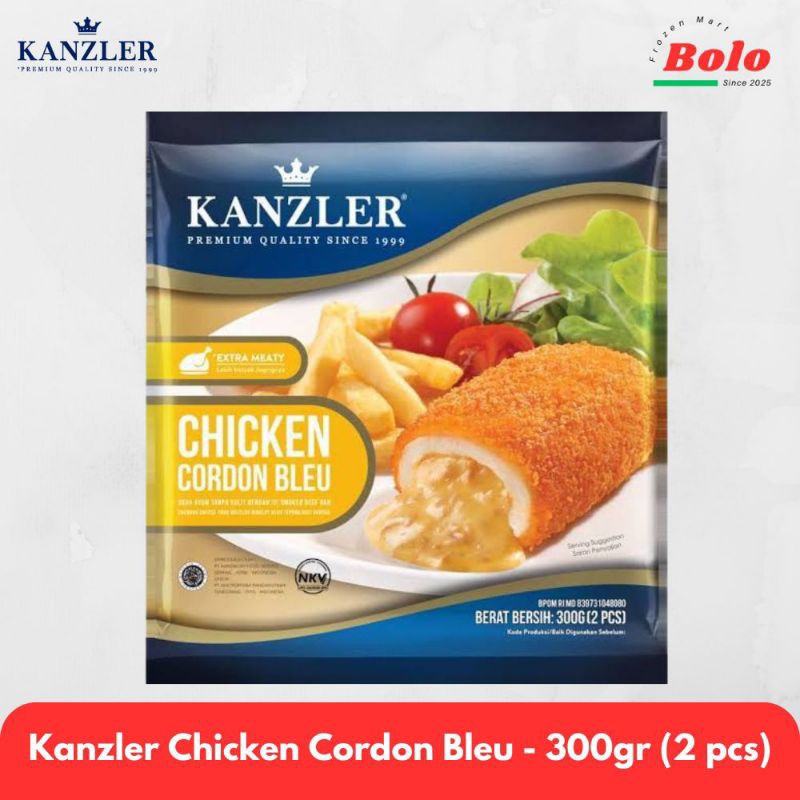 

Kanzler Chicken Cordon Bleu 300gr isi 2pcs