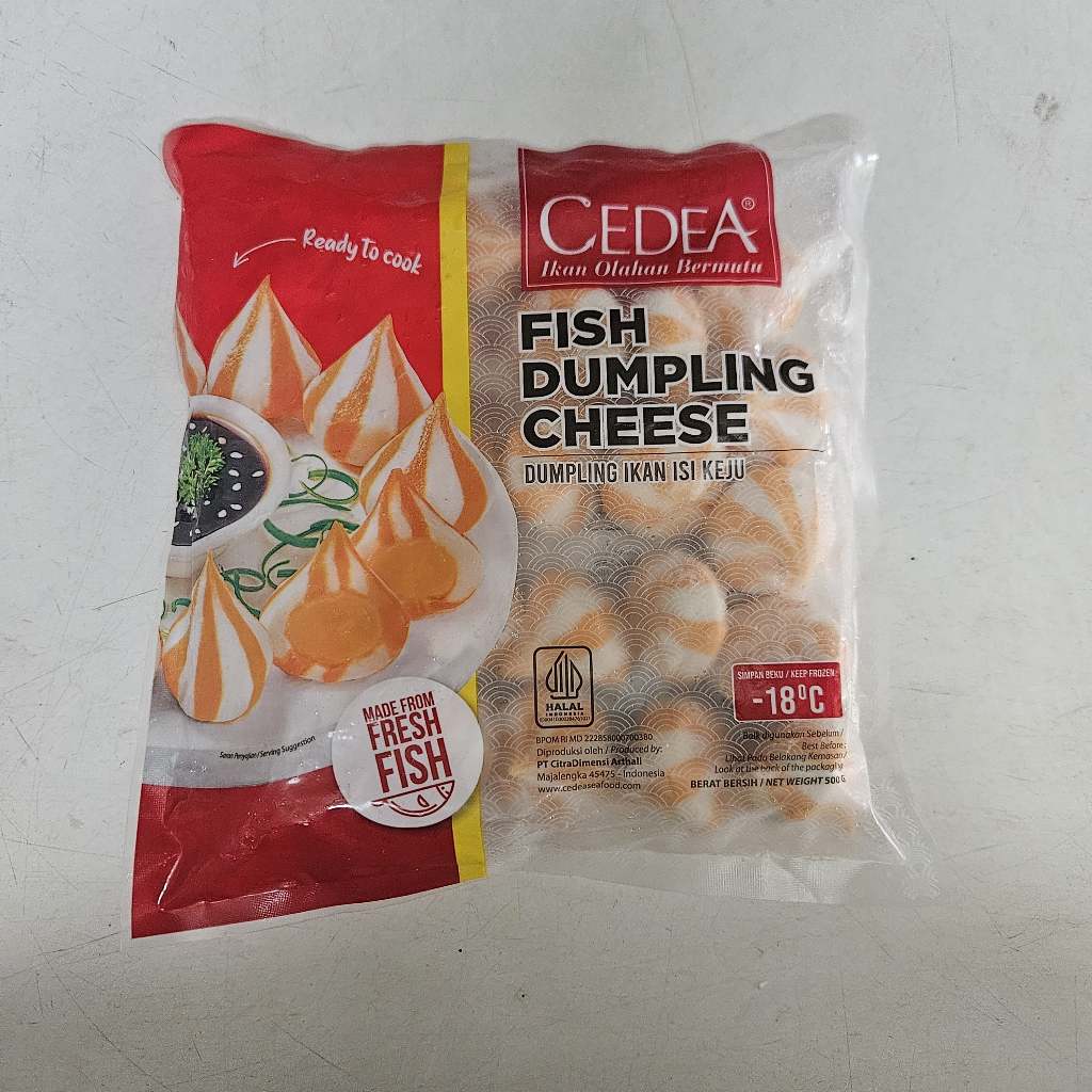 

Dumpling Cedea All Varian (Dumpling Chicken, Cheese, Curry, Spicy) 500 gram