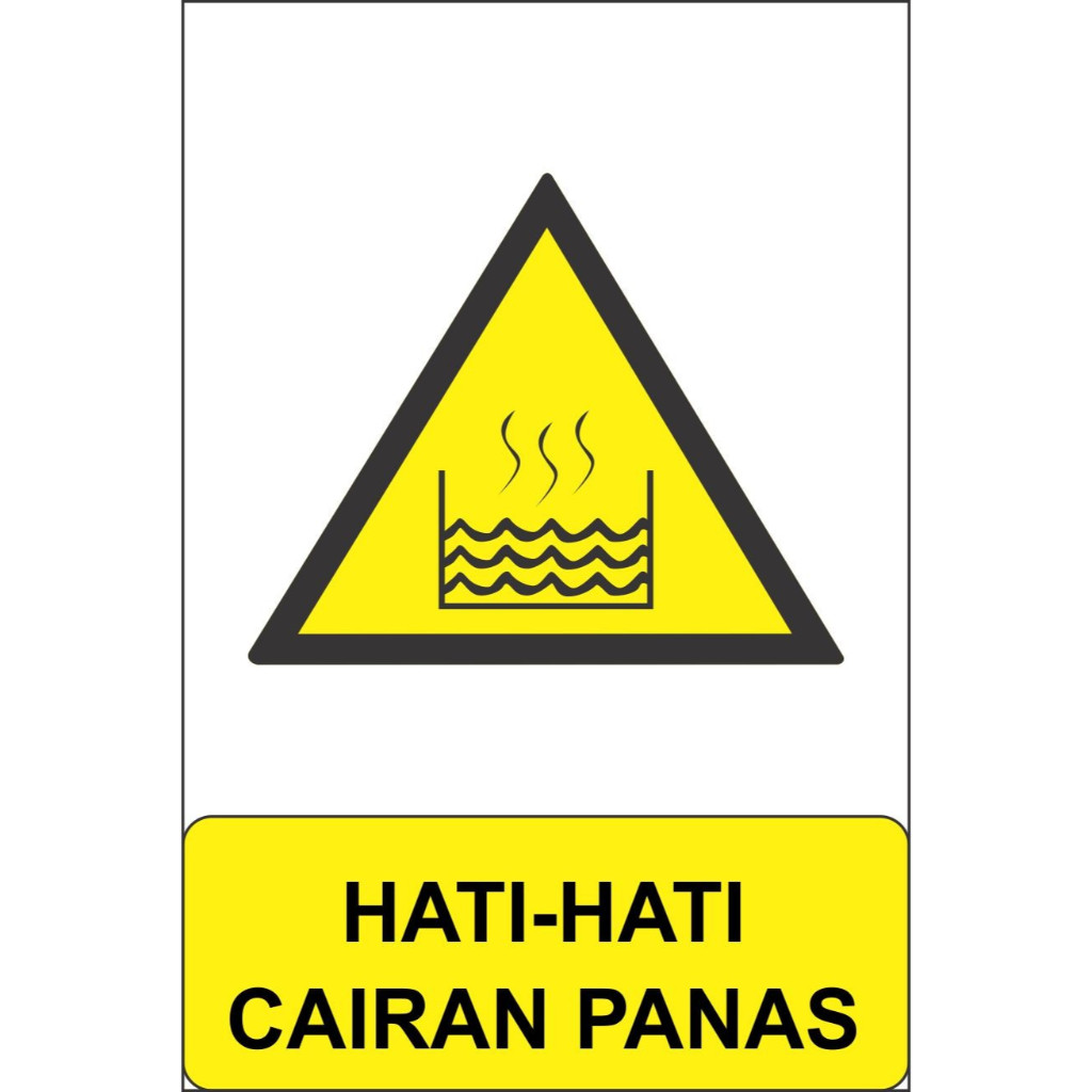 

STIKER VINYL HATI HATI CAIRAN PANAS 60X40CM