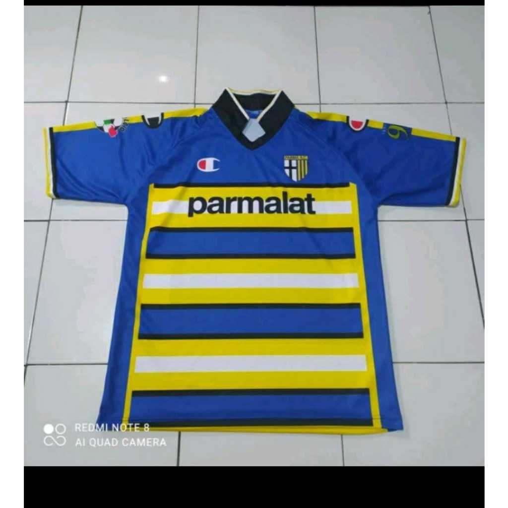Jersey Bola Retro Parma 2003 Home Away