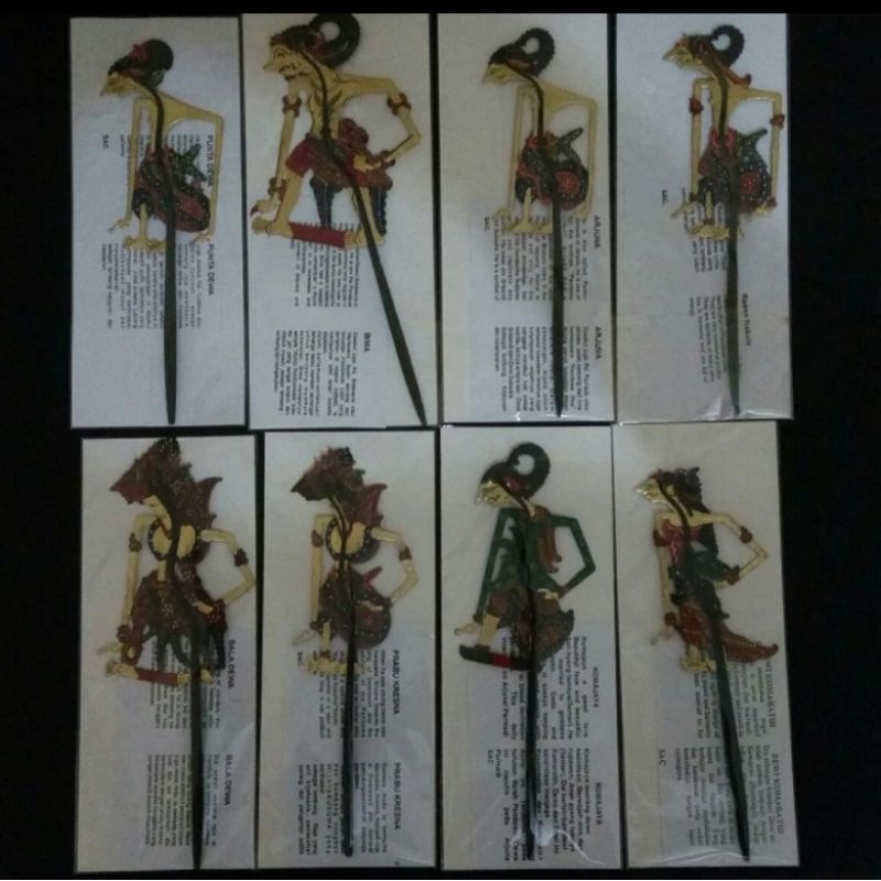 

Pembatas buku WAYANG KULIT MINI (kualitas 1).