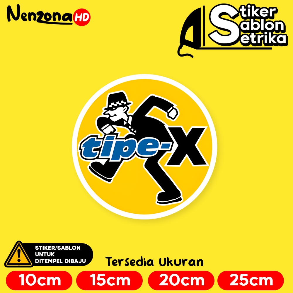 

Tipe X Warna Stiker Sablon Setrika by Nenzona HD