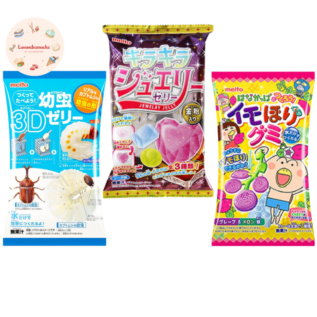 

Cemilan Permen Jeli 3D Meito 3D Jelly Candy